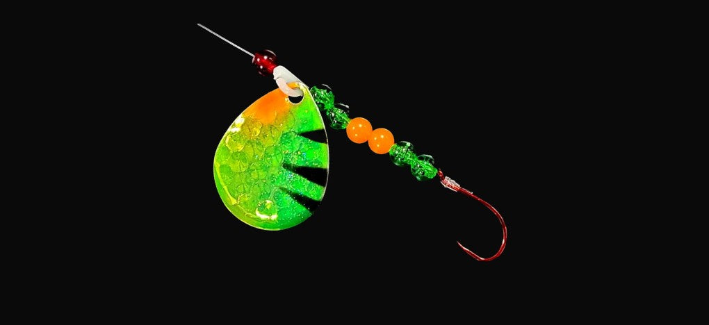 Walleye Spinner Rigs Single Hook Leech Minnow – Bago Lures