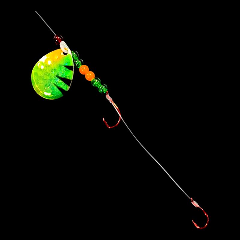 Bago Lures Antifreeze Perch Walleye Whisperer Crawler Harness.
