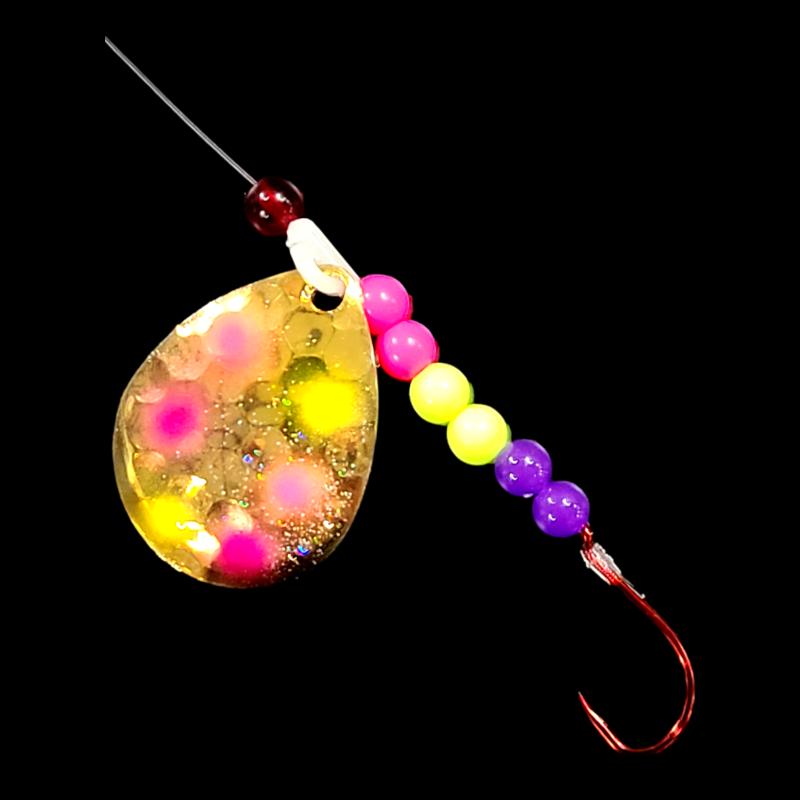 Bago Lures Confusion Walleye Whisperer Spinner Rig.