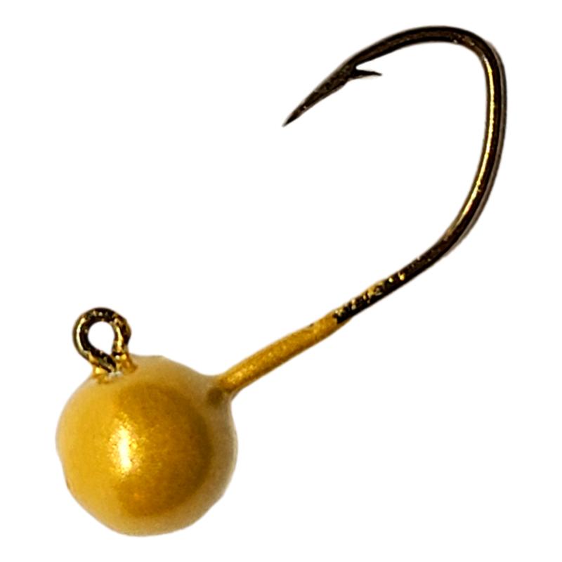 Gold Trophy Chaser Sickle Hook Panfish Jig 1/32 oz (10 per Pack)