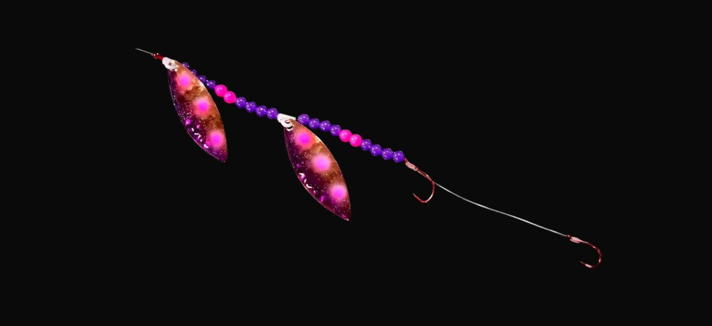 Bago Lures Willow Leaf Blade Crawler Harnesses.