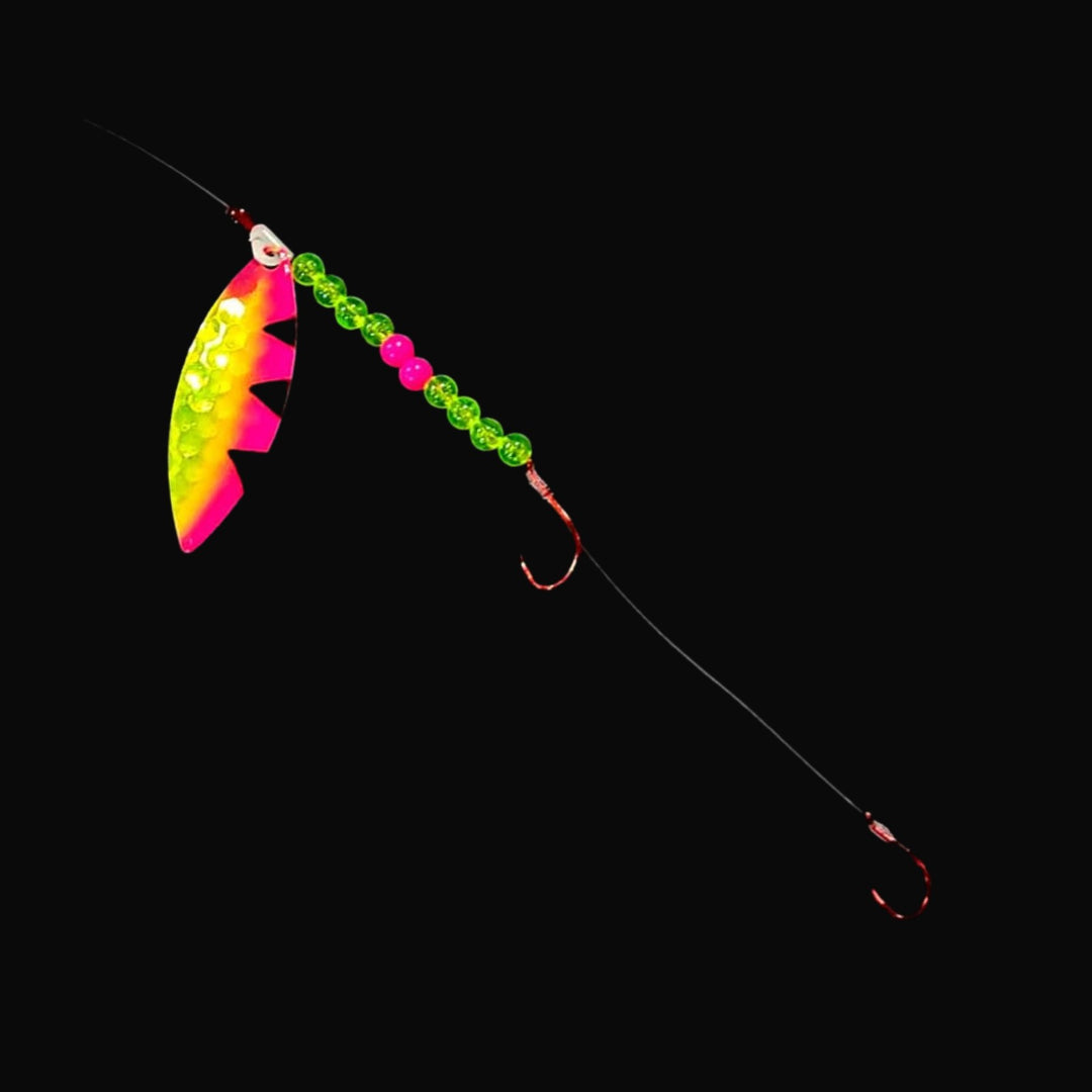 Bago Lures Willow Leaf Blade Crawler Harnesses.