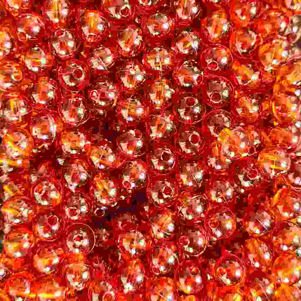 Bago Lures 6mm transparent brown round beads.