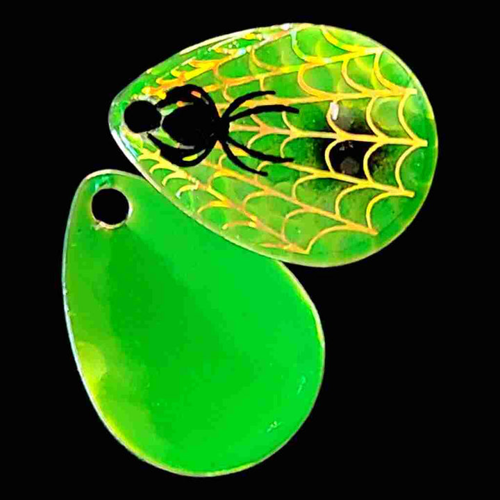 Bago Lures Antifreeze Size 3 Colorado Blade with antifreeze back.