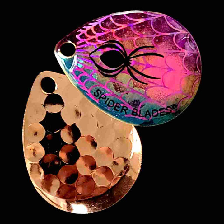 Bago Lures Bago Special Colorado Blade with copper back.