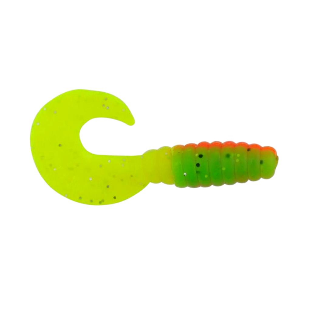 Firetiger Berkley Powerbait Power Grub soft plastic fishing lure.
