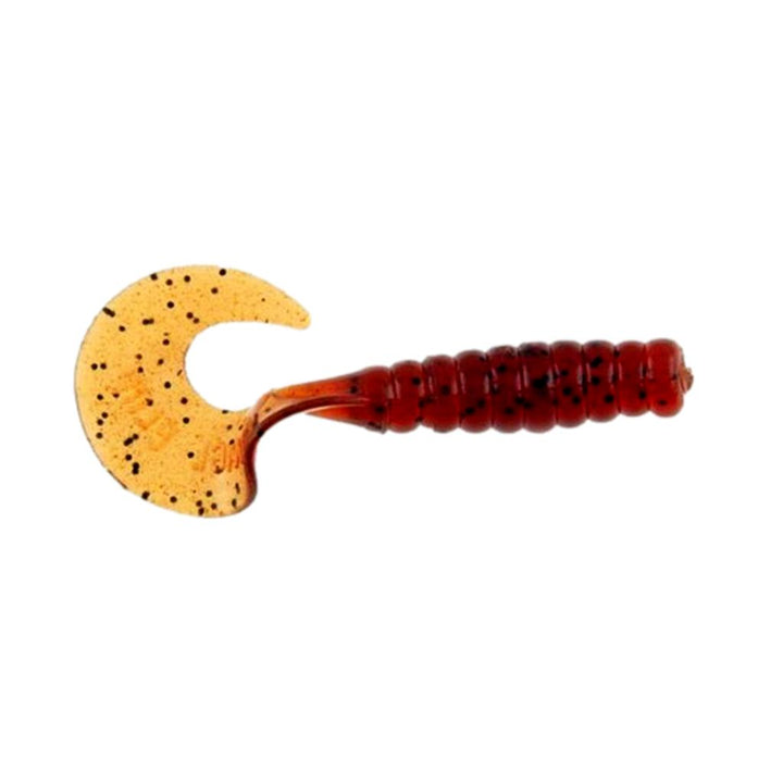 Pumpkinseed Berkley Powerbait Power Grub soft plastic fishing lure.