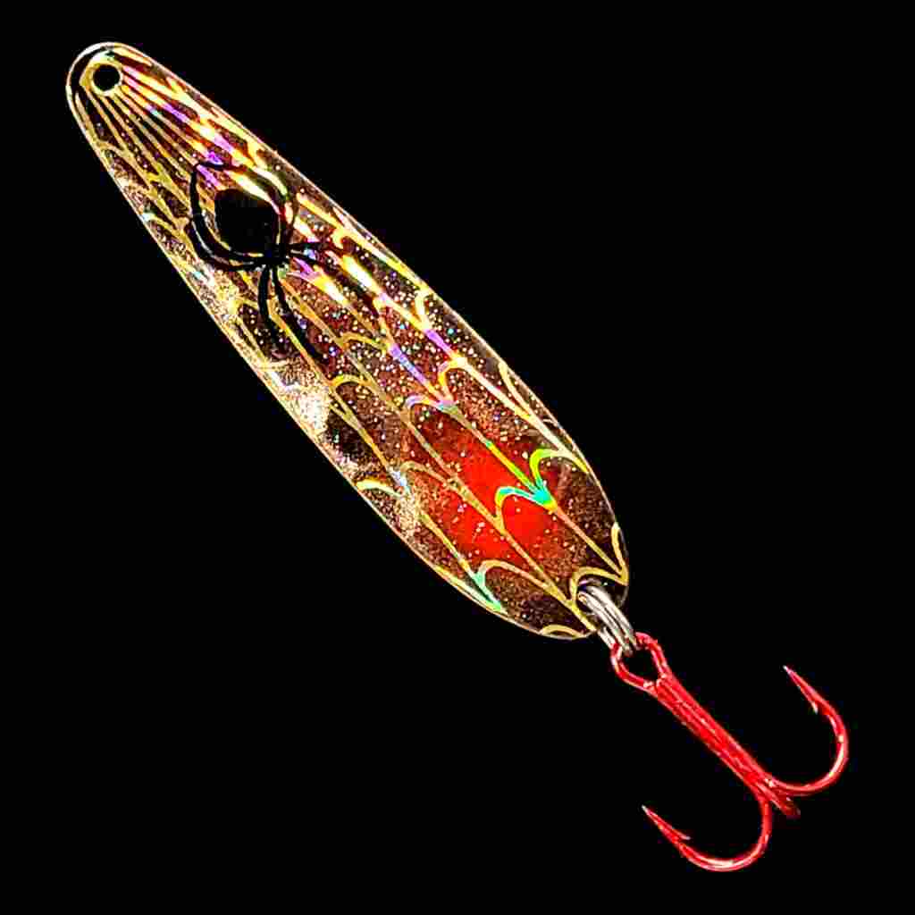 Bago Lures Black Demon Flutter Spoon.