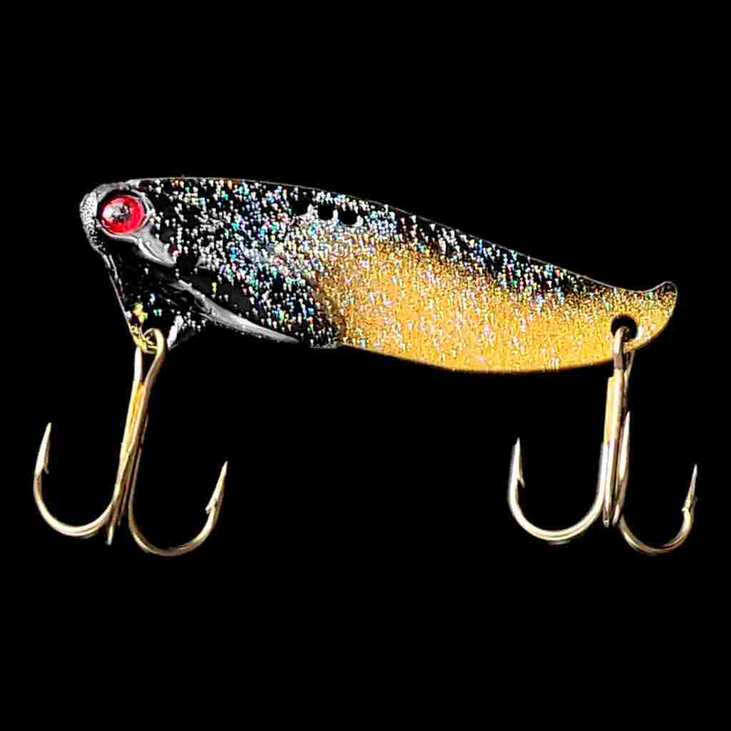Bago Lures Black Gold Blade Bait.