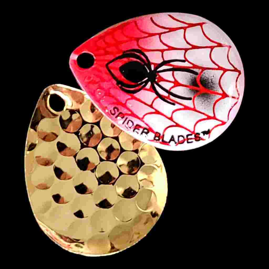 Bago Lures Bloody Nose Colorado Blade with gold back.