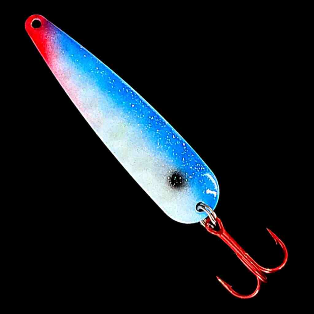 Blue Shad Trolling Flutter Spoon.