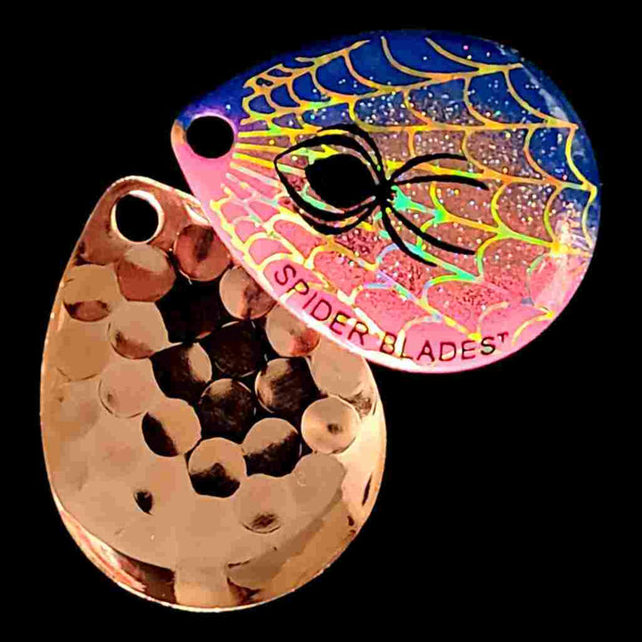 Bago Lures Boy Girl Colorado Blade with copper back.