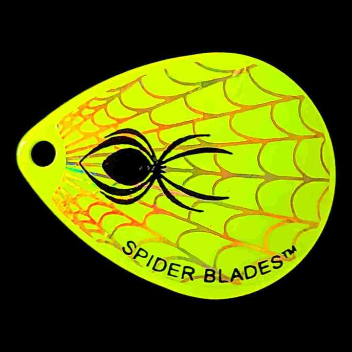 Bago Lures Chartreuse Yellow Colorado Blade.
