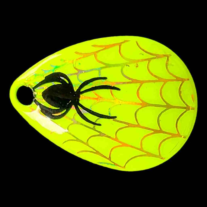 Bago Lures Chartreuse yellow size 3 Colorado Blade.
