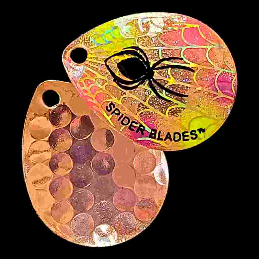 Bago Lures Confusion Colorado Blade with copper back.