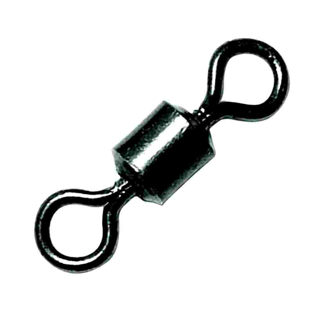 Eagle Claw Lazer Sharp Powerlight Swivel in Black Finish. 