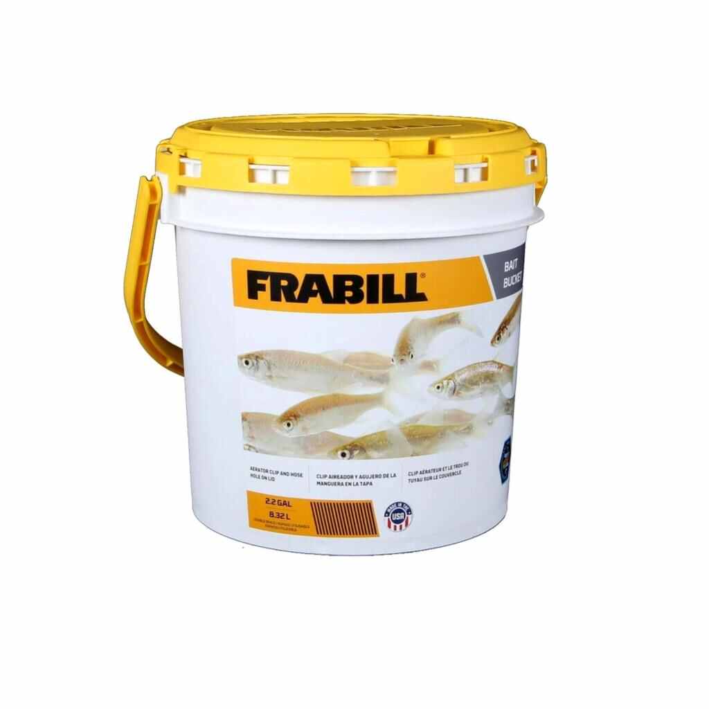 Frabill 2.2 Gallon Bait Bucket.