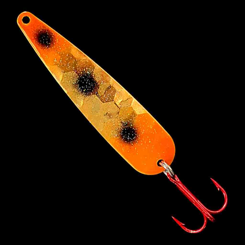 Gold Rush Trolling Flutter Spoon.