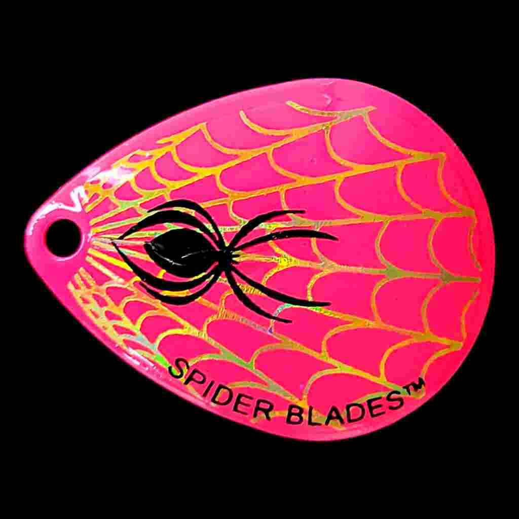 Bago Lures Hot Pink Colorado Blade.