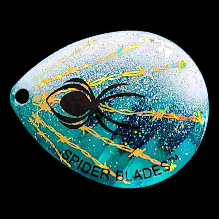 Bago Lures Metallic Blue Demon Colorado Blade.