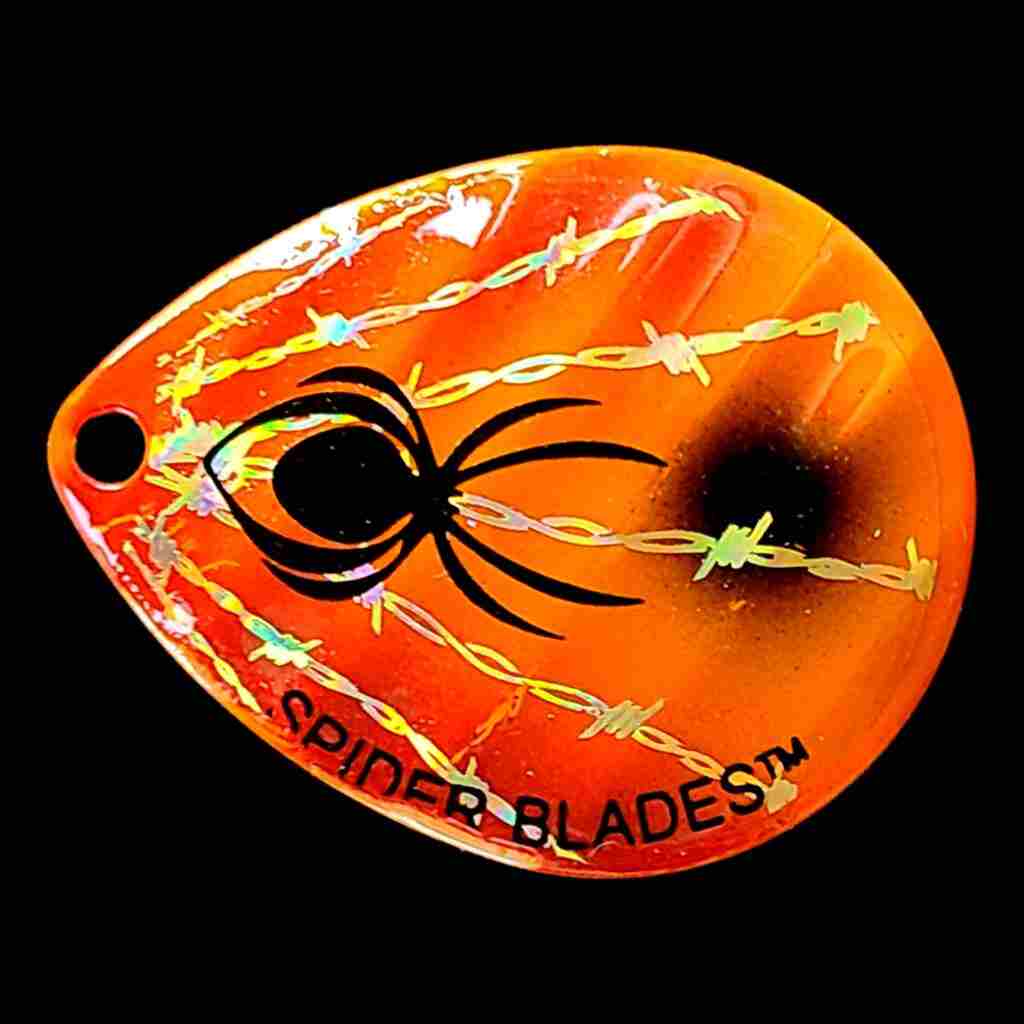 Bago Lures Orange Demon Colorado Blade.
