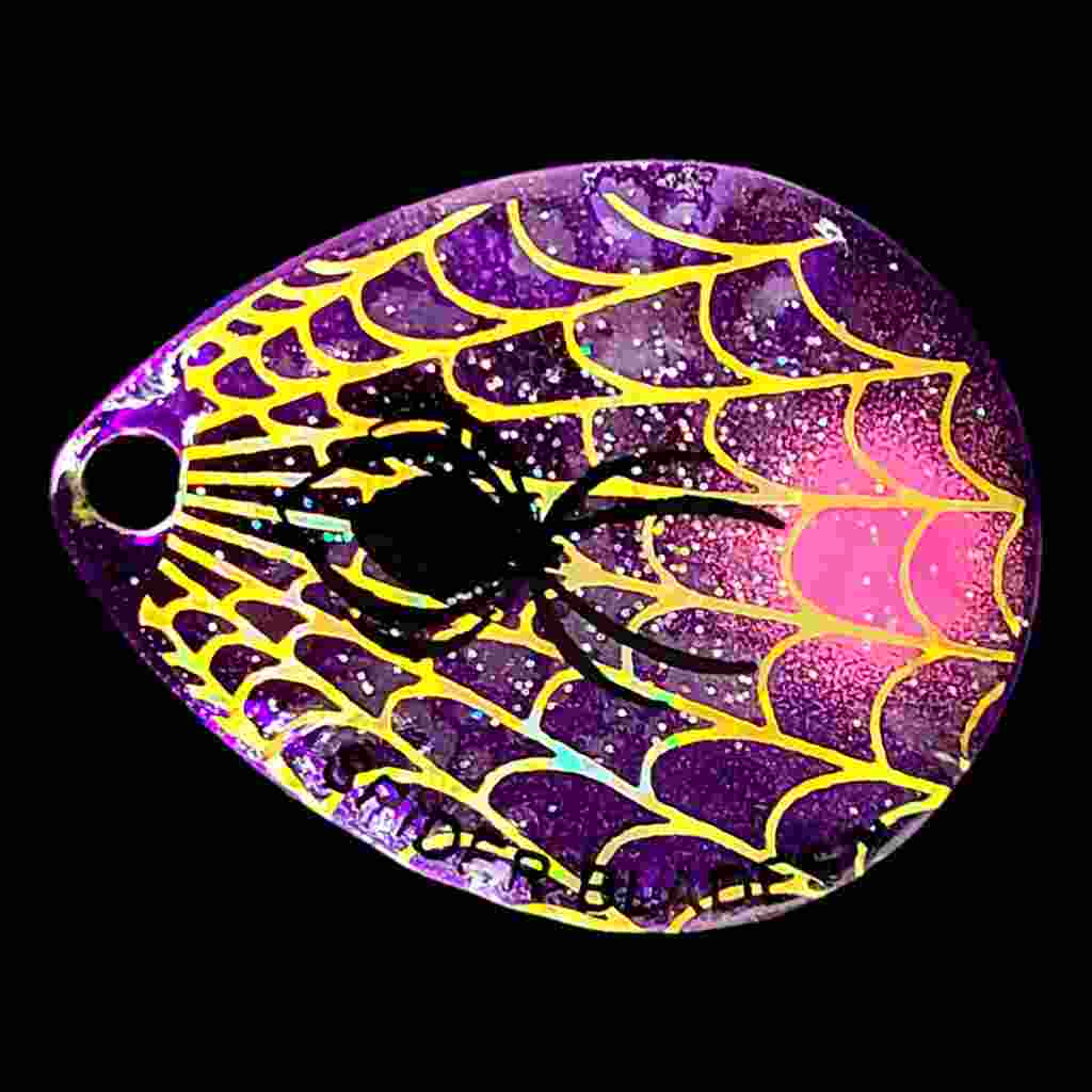 Bago Lures Purple Pink Splash Colorado Blade.