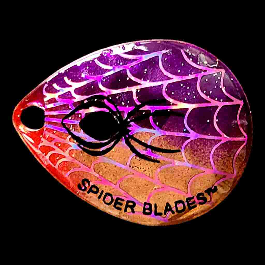 Bago Lures Purple Shiner Colorado Blade.