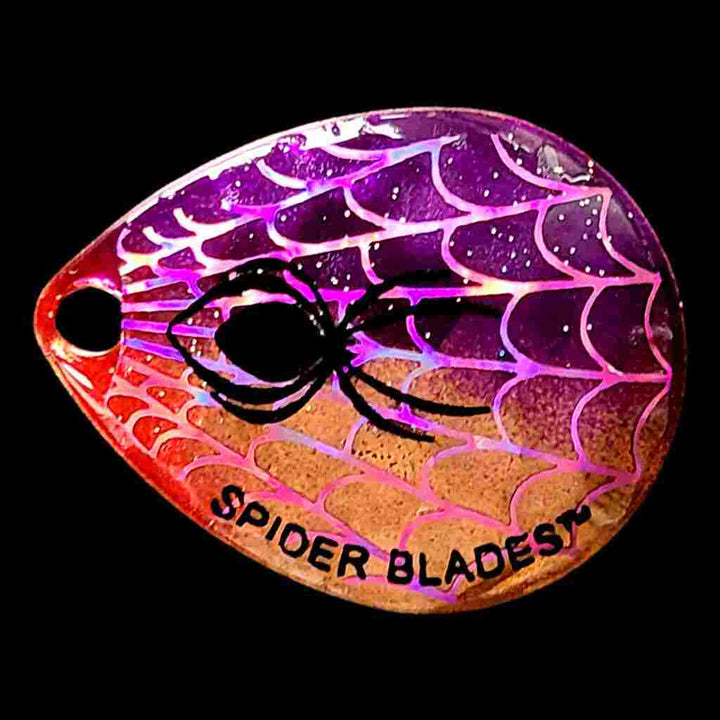 Bago Lures Purple Shiner Colorado Blade.