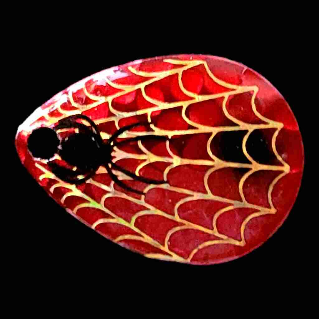 Bago Lures Red Demon Size 3 Colorado Blade.