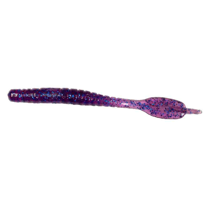 Scorpion Paddle Tail Worm in Electric Grape Color.