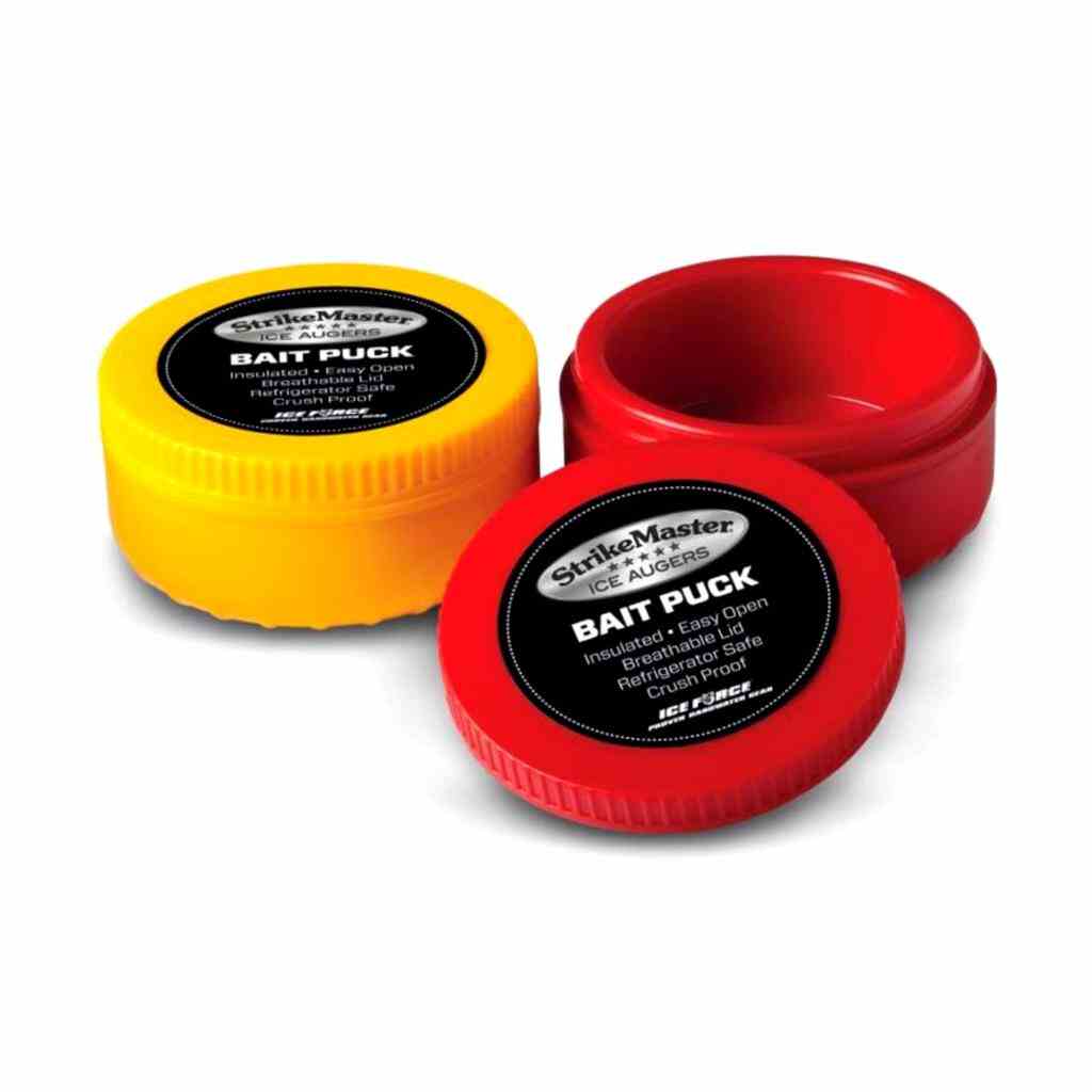 StrikeMaster 3 inch Bait Puck live bait storage container.
