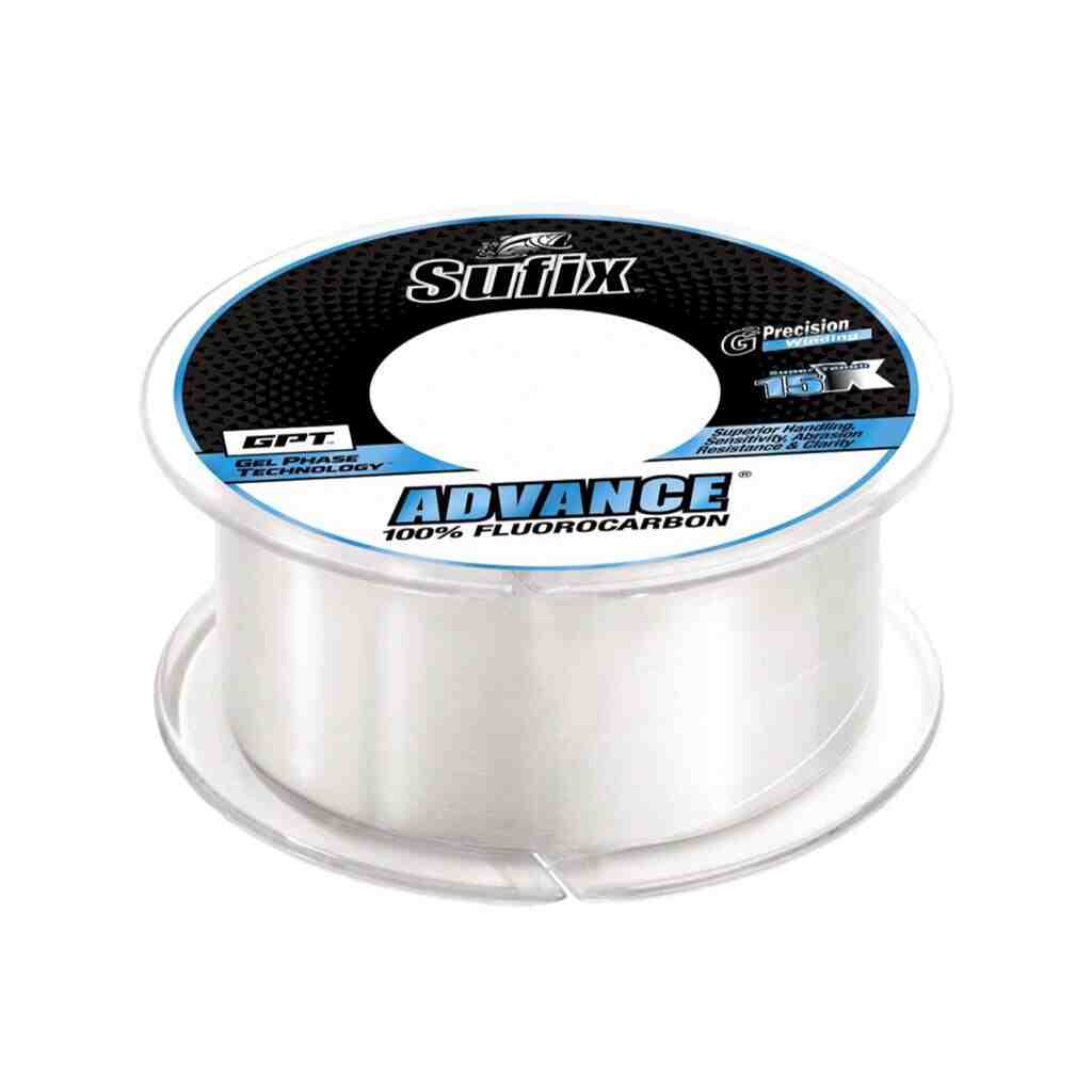 Sufix Advance Fluorocarbon Fishing Line.