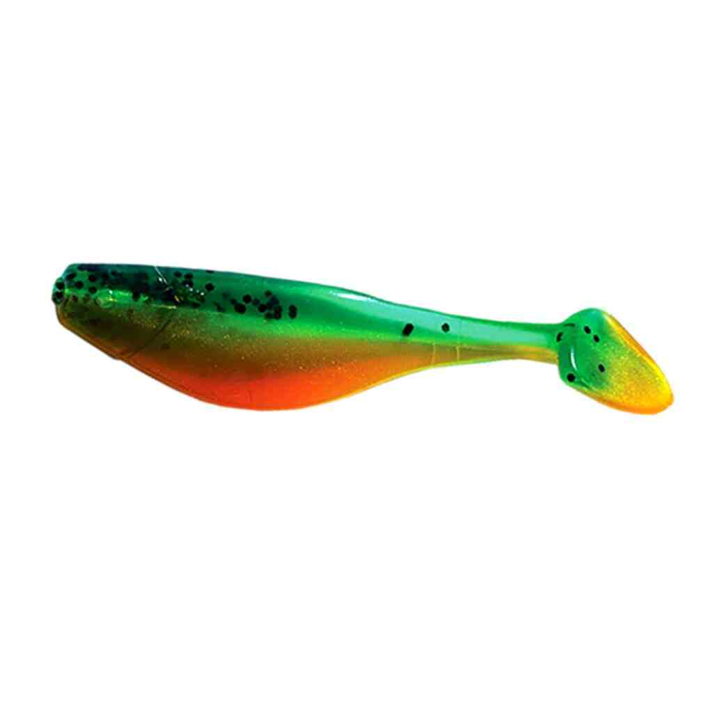 Bago Lures Tail Thumper Paddle Tail Shad in Firetiger Color.