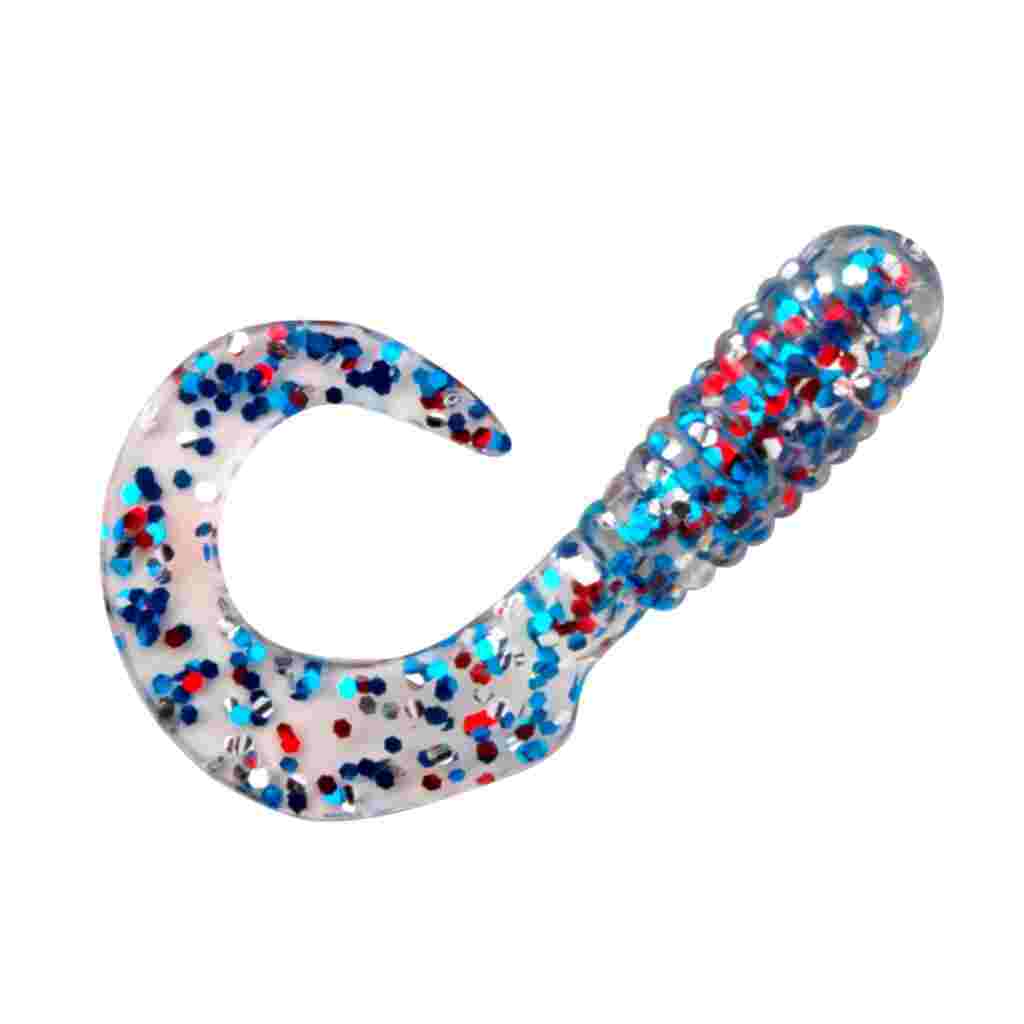 Firecracker Bago Lures Tail Thumper Grub soft plastic fishing lure.