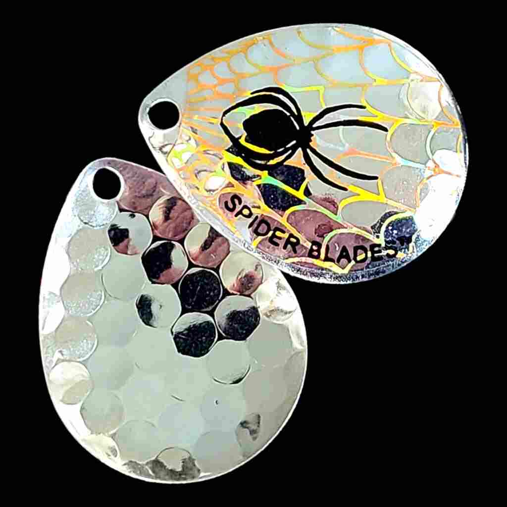 Bago Lures Tommy Special Colorado Blade with silver back.