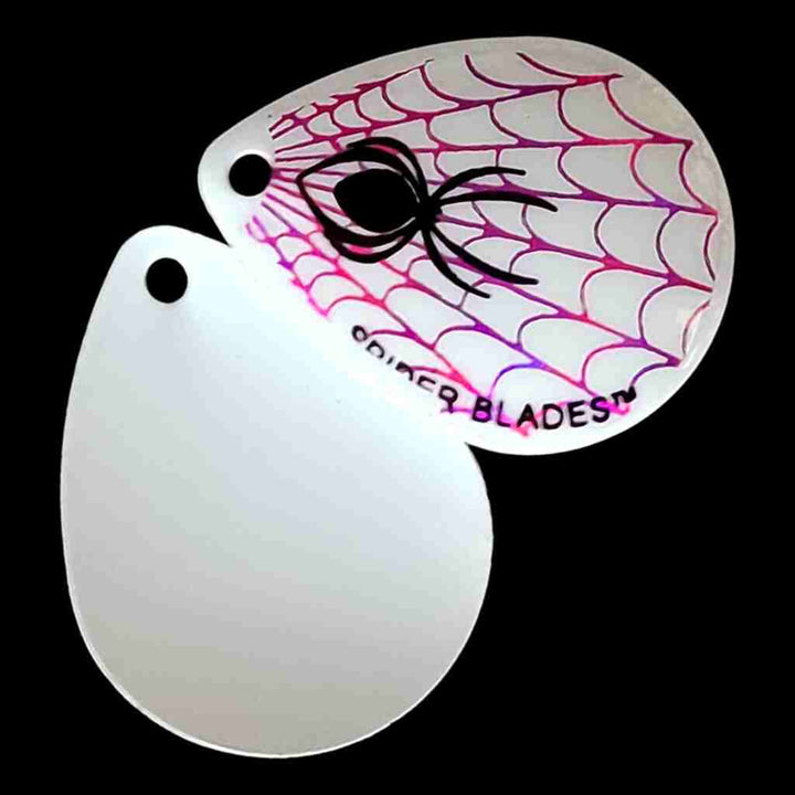 Bago Lures White Colorado Blade with white back.