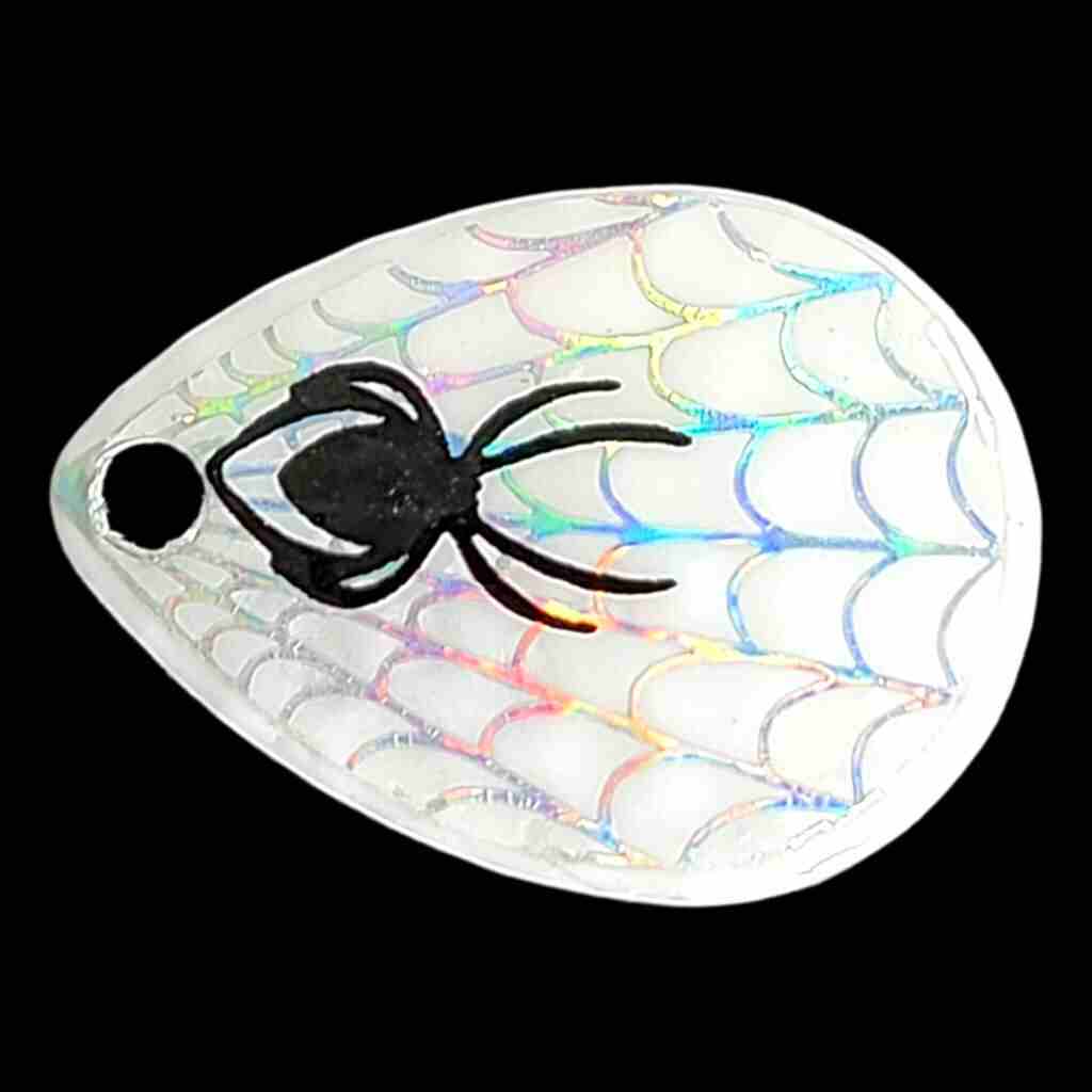 Bago Lures white size 3 Colorado Blade.