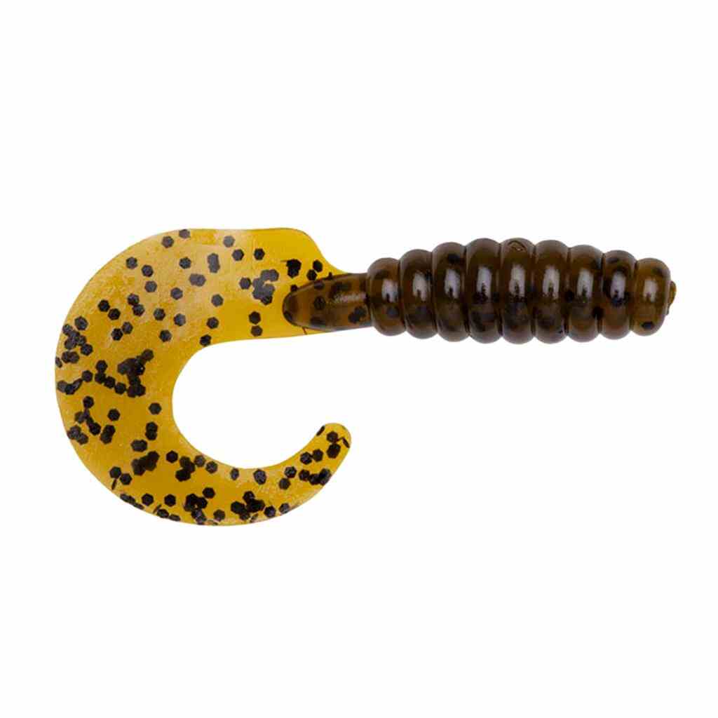 Green Pumpkin YUM Grub fishing lure.