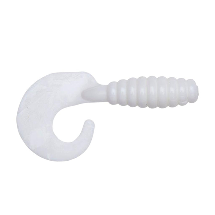 White YUM Grub fishing lure.