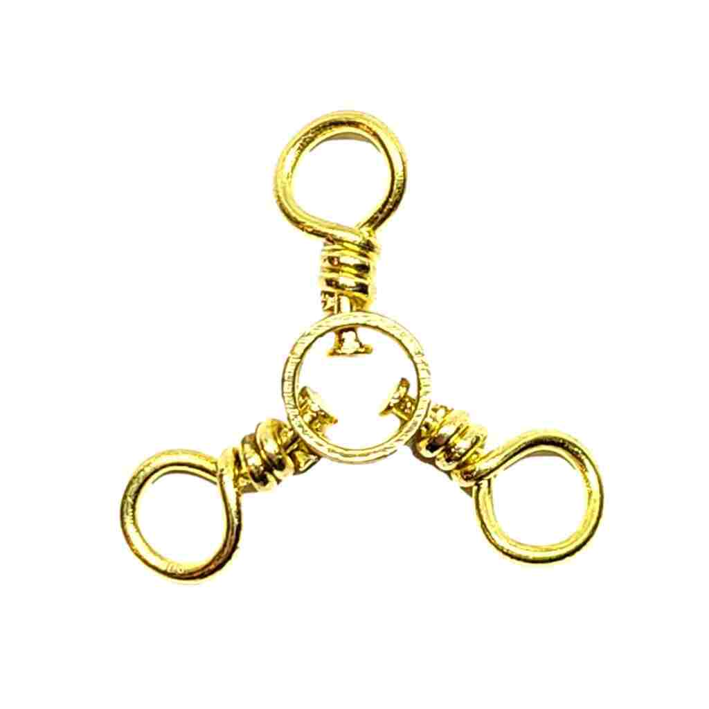 Deluxe Three Way Brass Swivels.