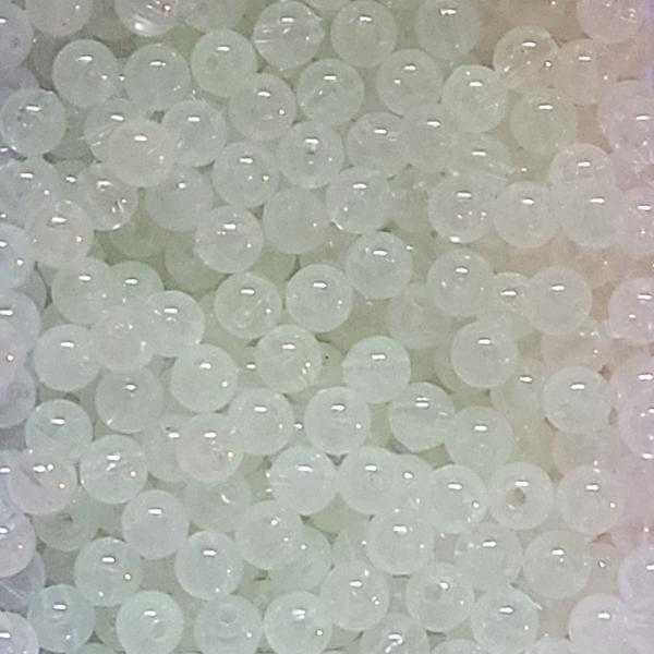 Bago Lures 6mm Glow Round Beads.