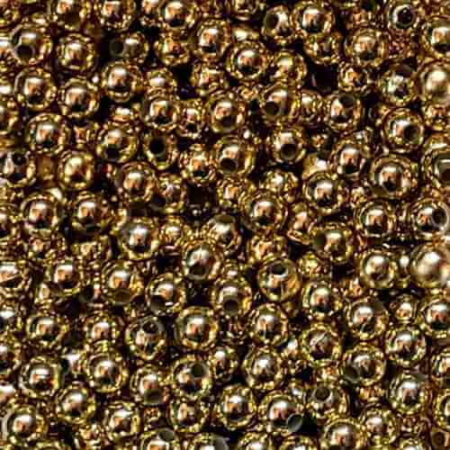 Bago Lures 6mm Metallic Gold Round Beads.