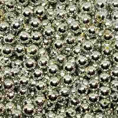 Bago Lures 6mm Silver Round Beads.