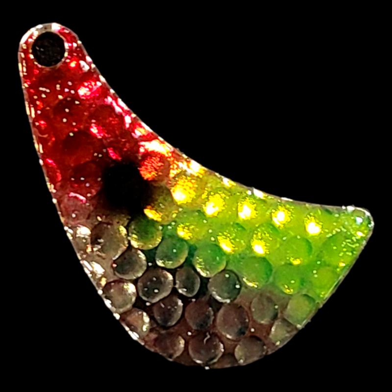 Bago Lures Antifreeze Clown Walleye Whisperer Hatchet Blade.