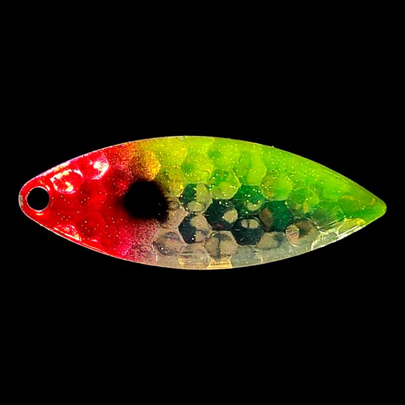Bago Lures Antifreeze Clown Walleye Whisperer Willowleaf Spinner Blade.