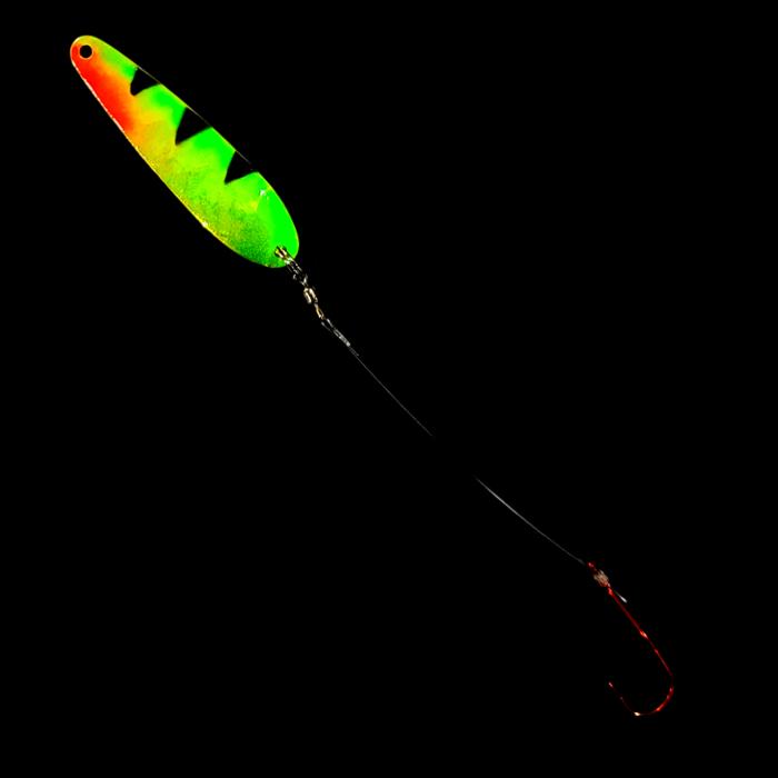 Bago Lures Antifreeze Dragon Slow Death Whisperer Spoon Harness.