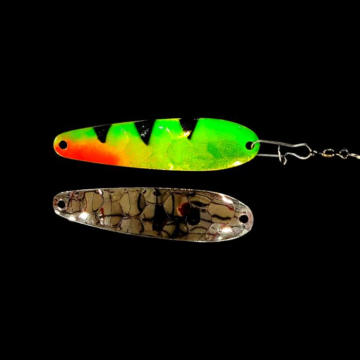 Crawler Dancer Spoon Harness with silver back.