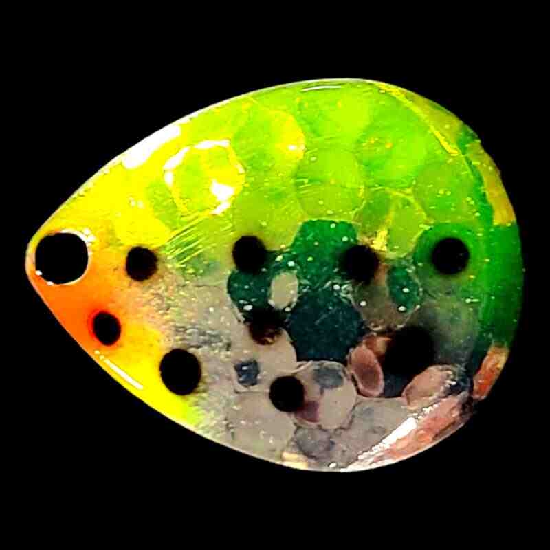 Bago Lures Antifreeze Huckleberry Deep Cup Colorado Blade.