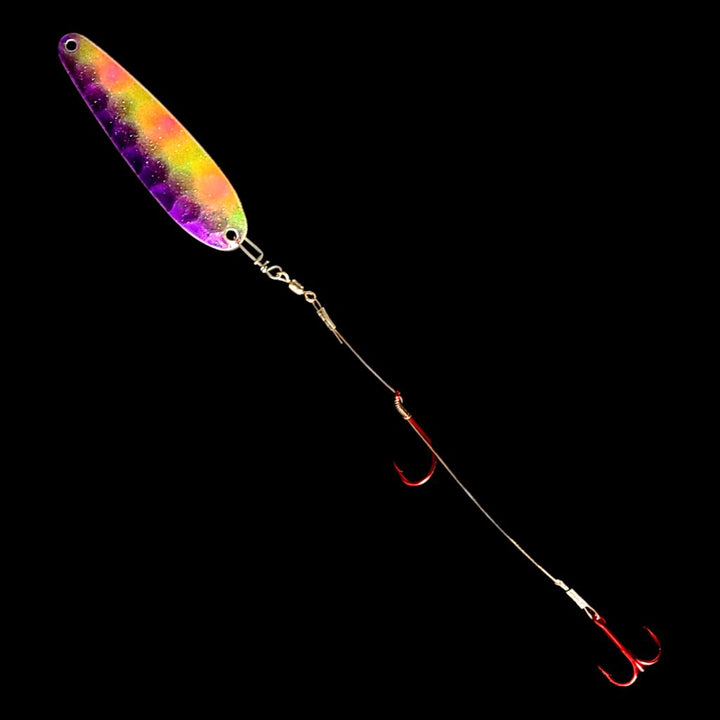 Bago Lures Antifreeze Jelly Spoon Harness.