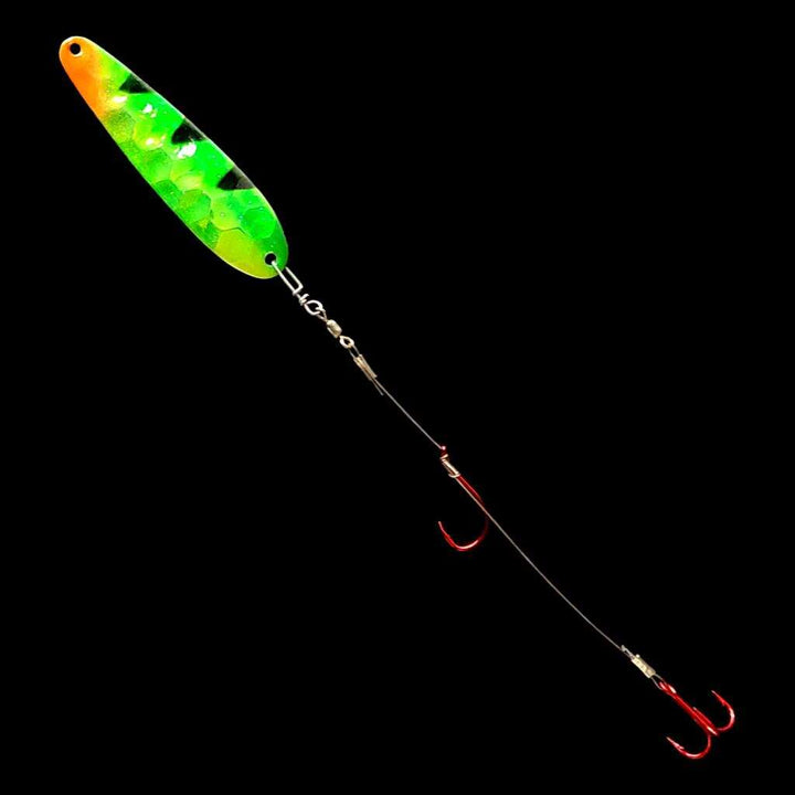 Bago Lures Antifreeze Perch Spoon Harness.
